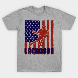 lacrosse,lacrosse usa flag,lacrosse t-shirt,lacrosse gifts T-Shirt